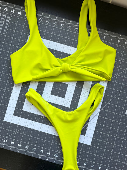 Ensemble de bikini - Maui en vert chartreuse